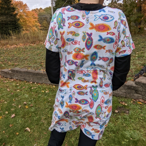 Fresh Produce Fish Pattern Dress🌅 - Picture 2 of 7